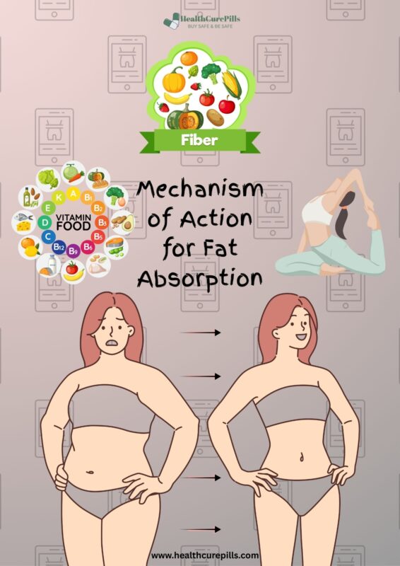 A diagram of fat absorption showing lipid droplets and micelles.